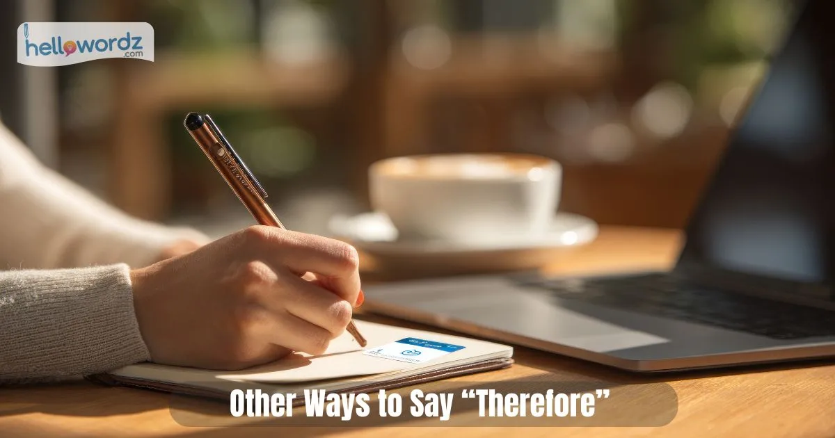 25 Other Ways To Say “Therefore”➡️(2026)